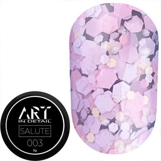 Гель для дизайна ART Salute Gel №003, 5 г, Цвет: 003