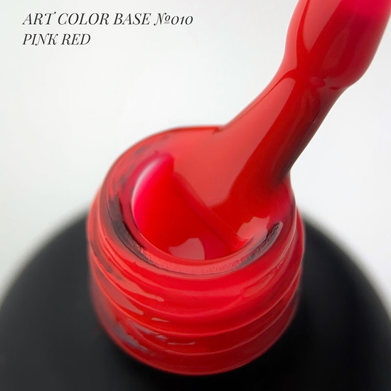 База цветная ART Color Base №010, Pink Red, 15 мл, Объем: 15 мл, Цвет: 102
