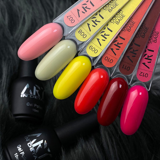 База цветная ART Color Base №010, Pink Red, 15 мл, Объем: 15 мл, Цвет: 105