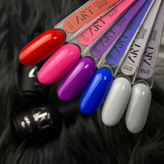 База цветная ART Color Base №014, Barbie Pink, 15 мл, Объем: 15 мл, Цвет: 145