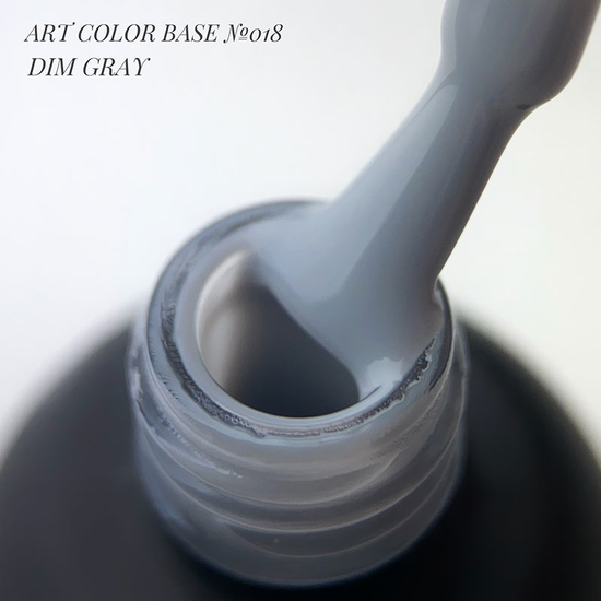 База цветная ART Color Base №018, Dim Gray, 15 мл, Объем: 15 мл, Цвет: 182