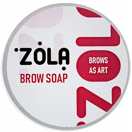 Мыло для фиксации волосков бровей ZOLA BROW SOAP (мини-версия) 25 г2