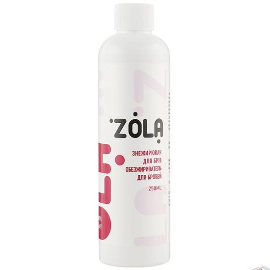 Обезжириватель для бровей ZOLA с эффектом заживления и увлажнения кожи, 250 мл