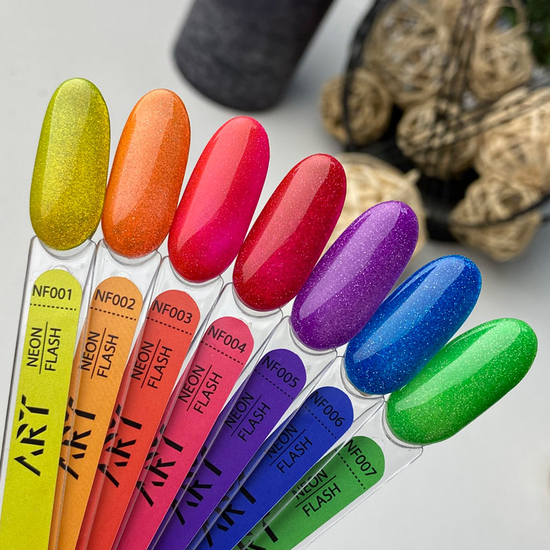 Гель-лак светоотражающий ART Neon Flash №005, 6 мл, Объем: 6 мл, Цвет: NF0054