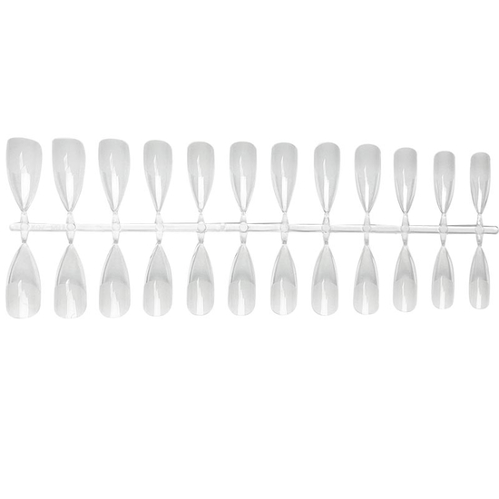 Гелевые типсы для наращивания Molekula миндаль, 240 шт, Размер: Миндаль3