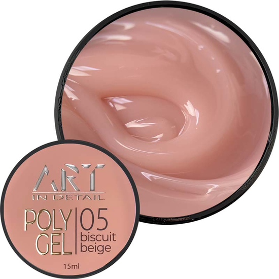 Полигель ART POLYGEL №05 Biscuit Beige, 15 мл, Цвет: 05