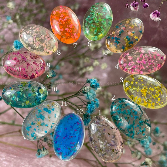 Гель SAGA Flower Fairy Gel №5 с сухоцветами, 5 мл, Цвет: 5
4