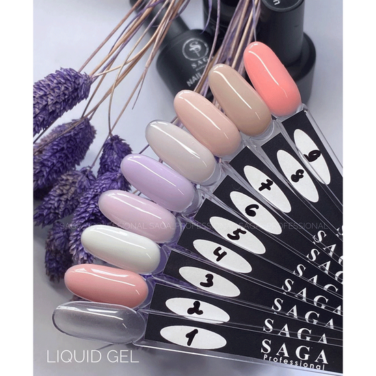 Рідкий гель SAGA Liquid Gel №7, 15 мл, Об`єм: 15 мл, Колір: 74