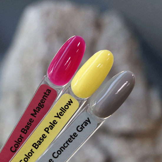 Komilfo Color Base Pale Yellow (бледный желтый), 8 мл, Цвет: Pale Yellow3