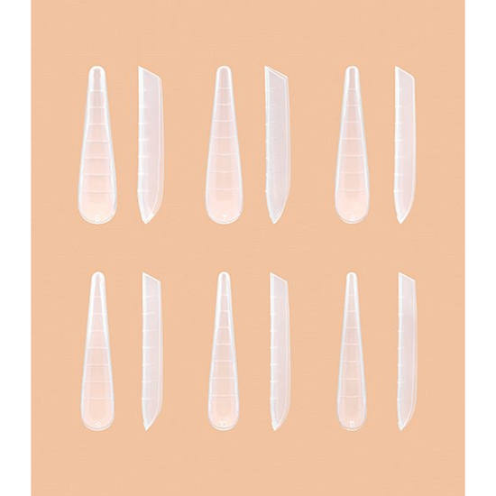 Многоразовые верхние формы для наращивания ногтей Kodi Professional Arched forms Gothic Almond, (120 шт/уп), Размер: Gothic Almond3