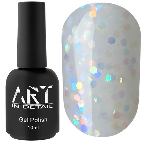 База з голографічними шестигранниками ART Miracle Base №002, 10 мл, Колір: 002