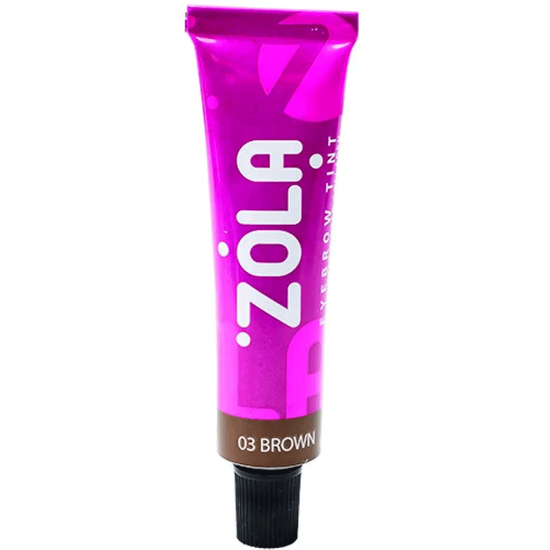Краска для бровей с коллагеном ZOLA Eyebrow Tint With Collagen 15 мл (03 Brown), Объем: 15 мл, Цвет: 03 Brown