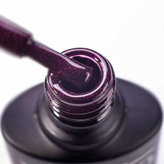 Гель-лак Komilfo Deluxe Series №D095 (фиолетово-бордовый с шиммером), 8 мл2