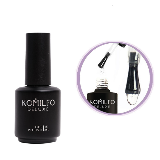 База Komilfo Rubber Base Coat - каучуковая база для гель-лака, 15 мл, Объем: 15 мл