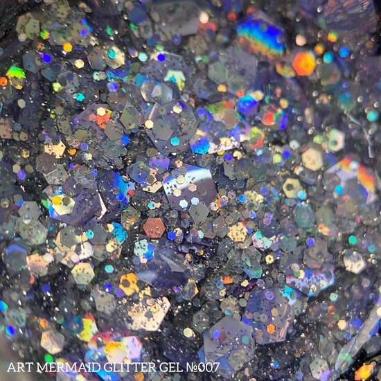 Гель с блестками ART Mermaid Glitter Gel №007, 5 мл, Цвет: 0073