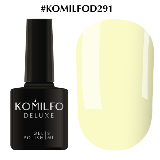 Гель-лак Komilfo Deluxe Series D291 (сгущенное молоко, эмаль), 8 мл