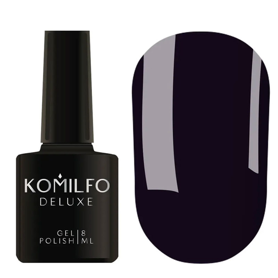 Гель-лак Komilfo Deluxe Series Dusk Collection №D297 (темно-синий, эмаль), 8 мл