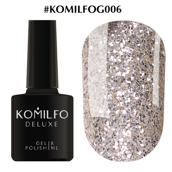 Гель-лак Komilfo DeLuxe Series №G006, 8 мл