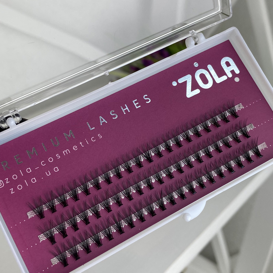 ZOLA Ресницы-пучки 20D (9 mm), Размер: 9 мм2