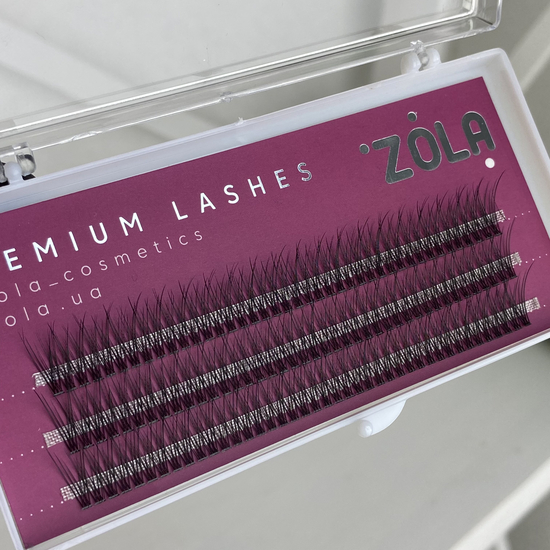 ZOLA Ресницы-пучки BIRDtail (14 mm), Размер: 14 мм2