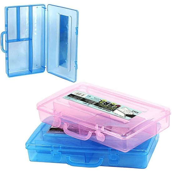 Контейнер на 4 отделения 23х13см, розовый, Цвет: Розовый
3