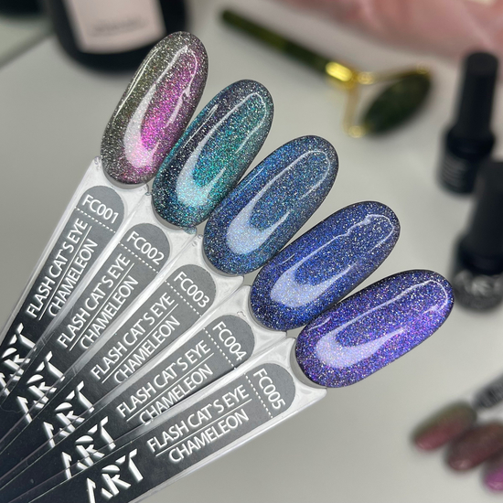 Гель-лак світловідбивний ART Flash Cat Chameleon №FC002, 6 мл, Колір: FC0026