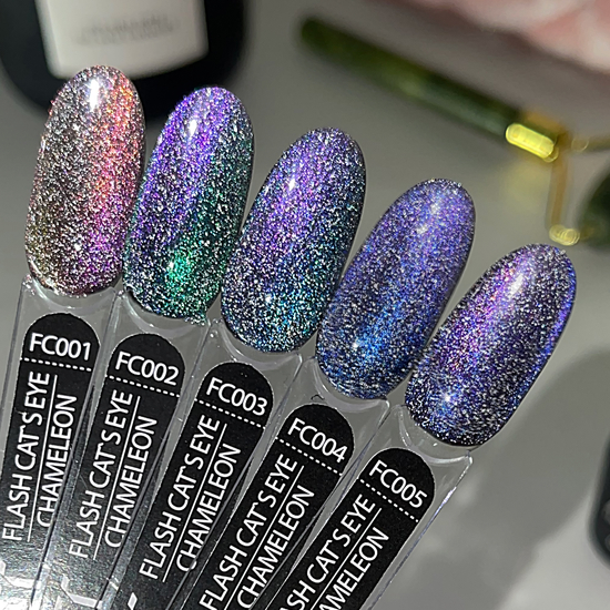 Гель-лак світловідбивний ART Flash Cat Chameleon №FC003, 6 мл, Колір: FC0034