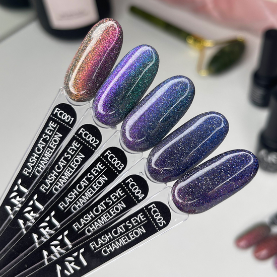 Гель-лак світловідбивний ART Flash Cat Chameleon №FC005, 6 мл, Колір: FC0055