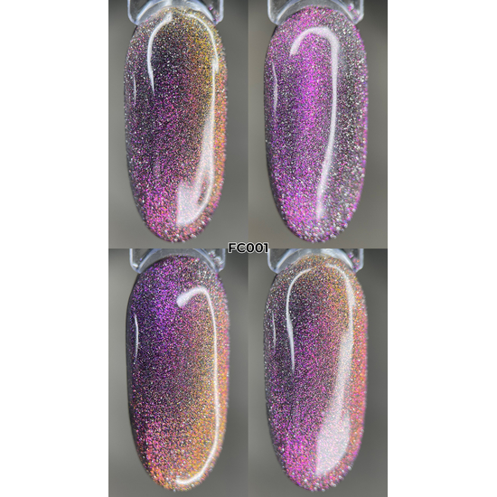 Гель-лак світловідбивний ART Flash Cat Chameleon №FC001, 6 мл, Колір: FC0012