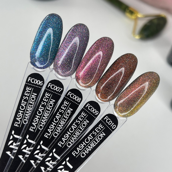 Гель-лак світловідбивний ART Flash Cat Chameleon №FC009, 6 мл, Колір: FC0096