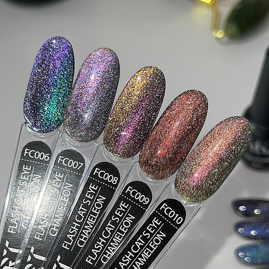 Гель-лак світловідбивний ART Flash Cat Chameleon №FC009, 6 мл, Колір: FC0094