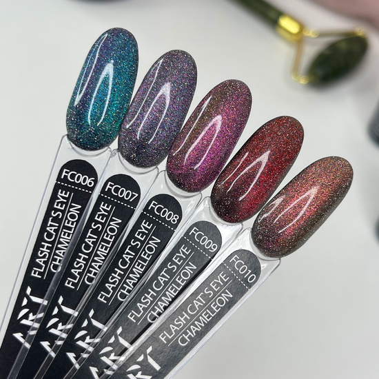 Гель-лак світловідбивний ART Flash Cat Chameleon №FC010, 6 мл, Колір: FC0105