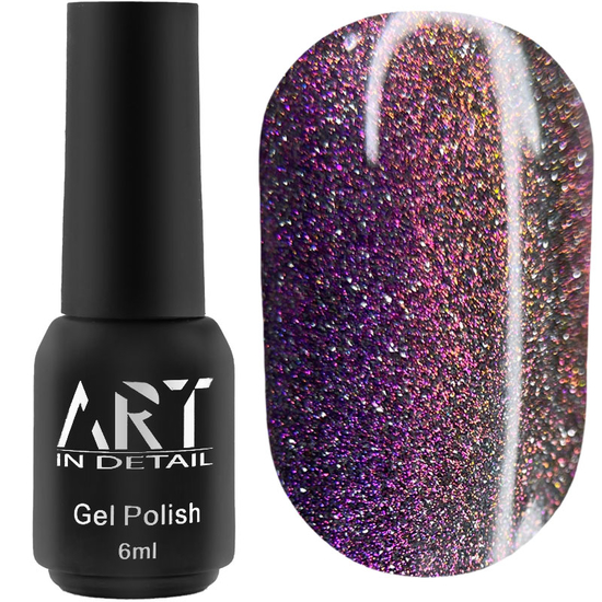 Гель-лак світловідбивний ART Flash Cat Chameleon №FC001, 6 мл, Колір: FC001