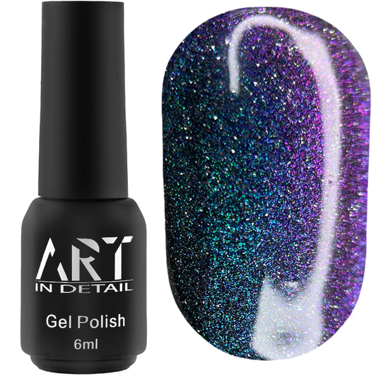 Гель-лак світловідбивний ART Flash Cat Chameleon №FC006, 6 мл, Колір: FC006
