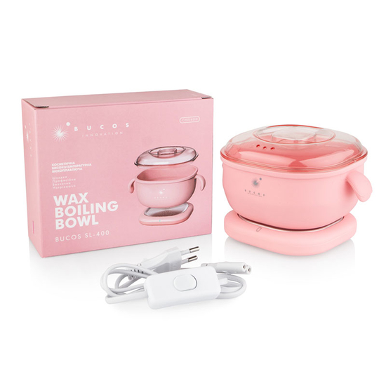 Воскоплав для воска в гранулах, в таблетках BUCOS SL-400 Silicone Edition PINK3