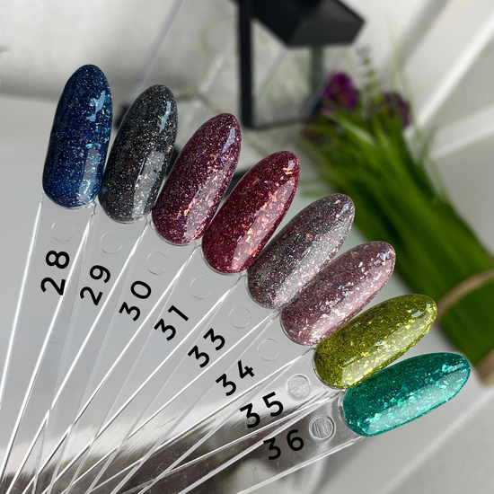 Гель-лак светоотражающий SAGA Fiery Gel №35, 8 мл, Цвет: 35
4