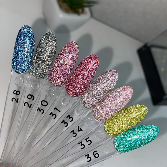 Гель-лак светоотражающий SAGA Fiery Gel №30, 8 мл, Цвет: 30
5