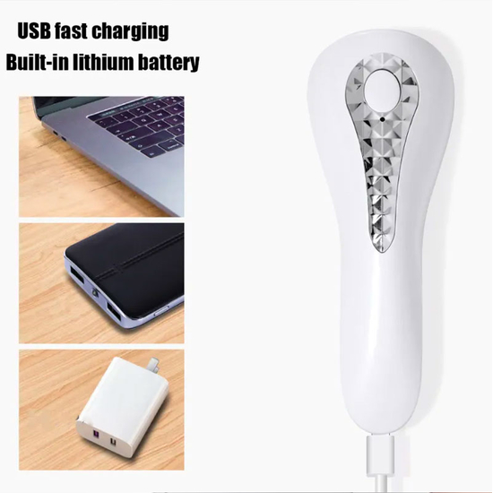 Портативная UV/LED лампа Q5 для маникюра на аккумуляторе (18 Вт, белая)4