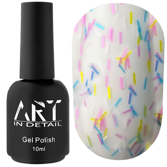 ART Top Cake Pops Matte - матовий топ з кольоровим посипанням без ЛШ, 10 мл