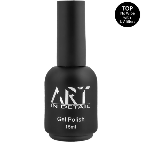 ART Top No Wipe With UV Filters - топ для гель-лака без ЛС с УФ фильтрами, 15 мл