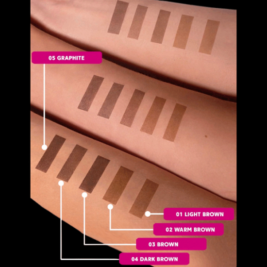 Краска для бровей с коллагеном ZOLA Eyebrow Tint With Collagen 02 Warm Brown в саше+окислитель, 5 мл, Объем: 5 мл, Цвет: 02 Warm brown2