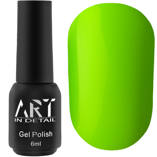 Гель-лак ART NEON N007 (лаймовий, неоновий), 6 мл