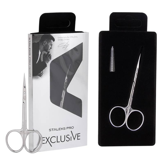 Ножницы профессиональные для кожи STALEKS PRO EXCLUSIVE 22 TYPE 1 Magnolia SX-22/1m