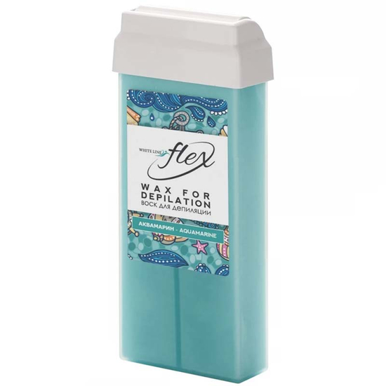Воск в кассете ItalWax FLEX Аквамарин 100 мл, Объем: 100 мл, Аромат: Аквамарин