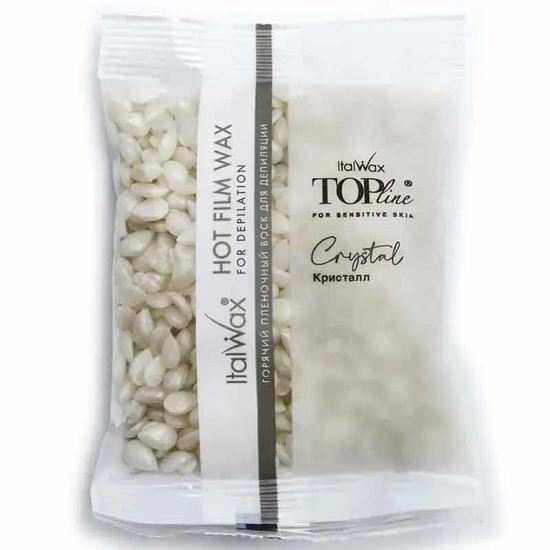 ItalWax Гарячий віск у гранулах TOP Formula, кристал, 100 г, Об`єм: 100 г, Аромат: Кристалл