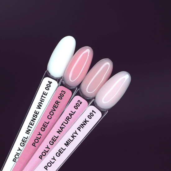 Komilfo PolyGel 009 Violet Glitter, 15 мл (с шиммером), Объем: 15 мл, Цвет: Violet Glitter6