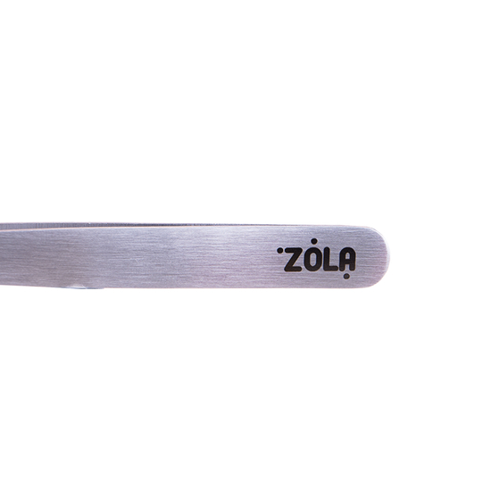 Пинцет профессиональный для бровей ZOLA SILVER (скошенный), Цвет: Silver
3