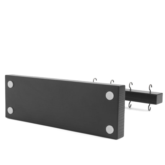 Деревянная подставка для типс, черная, Цвет: черный3