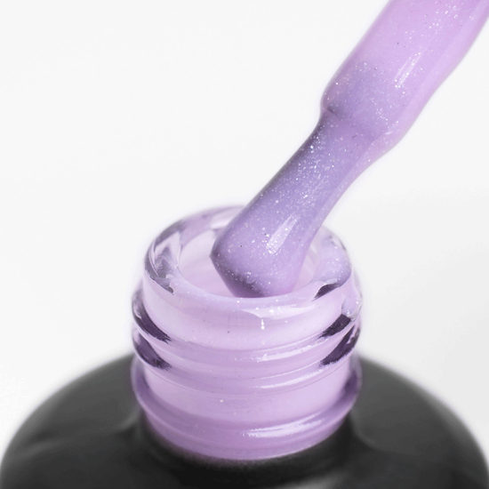 Komilfo PolyGel 009 Violet Glitter, 15 мл (с шиммером), Объем: 15 мл, Цвет: Violet Glitter2