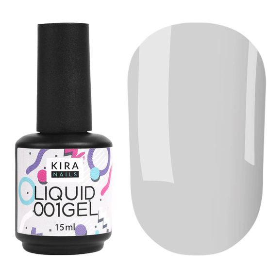 Kira Nails Liquid Gel 001 (прозрачный), 15 мл, Объем: 15 мл, Цвет: 001
